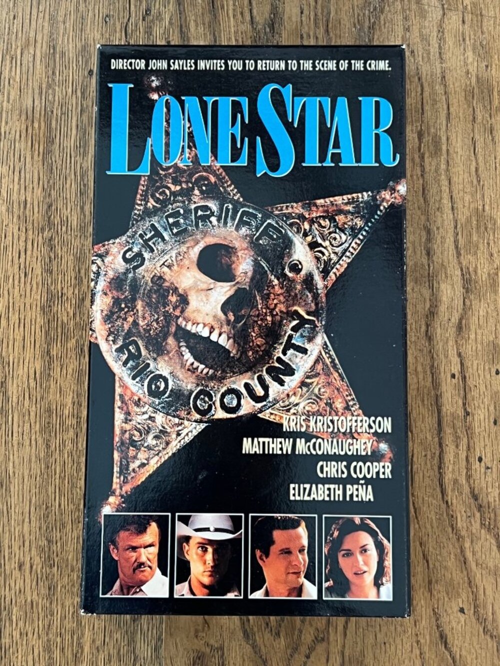 Lone Star 1996 Movie VHS Drama Kris Kristofferson Matthew McConaughey Pre-Owned